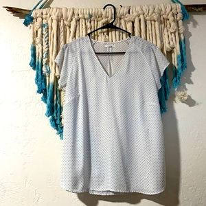 Polka dot blouse